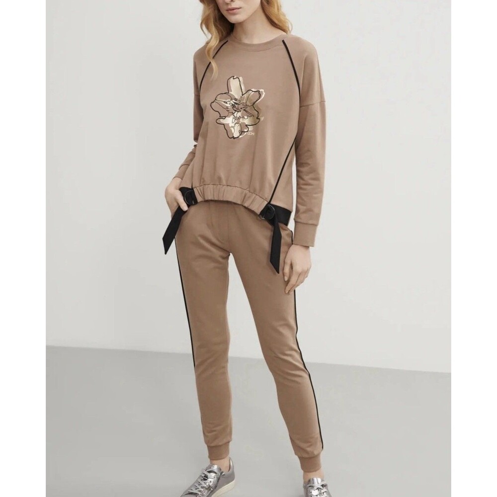Ochnik Loungewear Set Top Crewneck Pullover Joggers Art to wear Small/Med